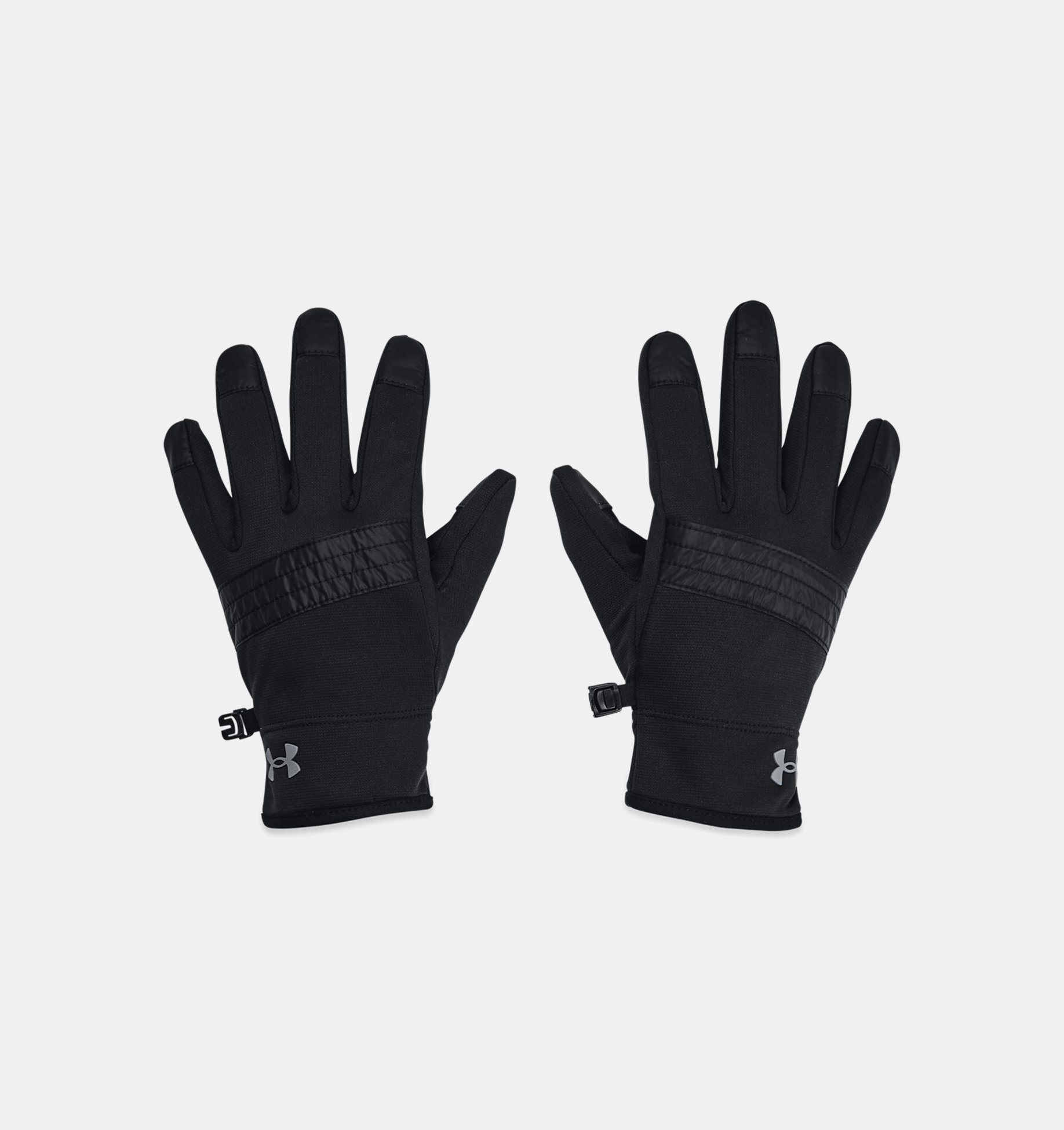 Under Armour Storm Boys' Fleece Gloves (Black / Pitch Gray)